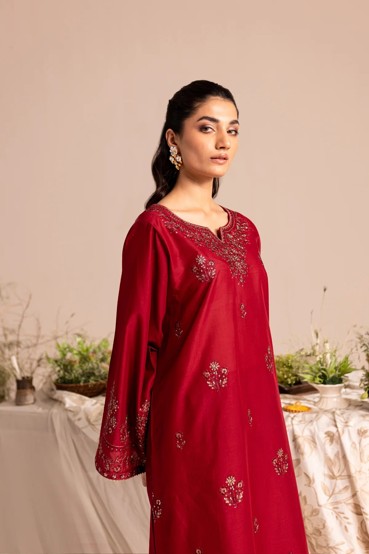 Best Selling - Cedric 2Pc Embroidered Dress