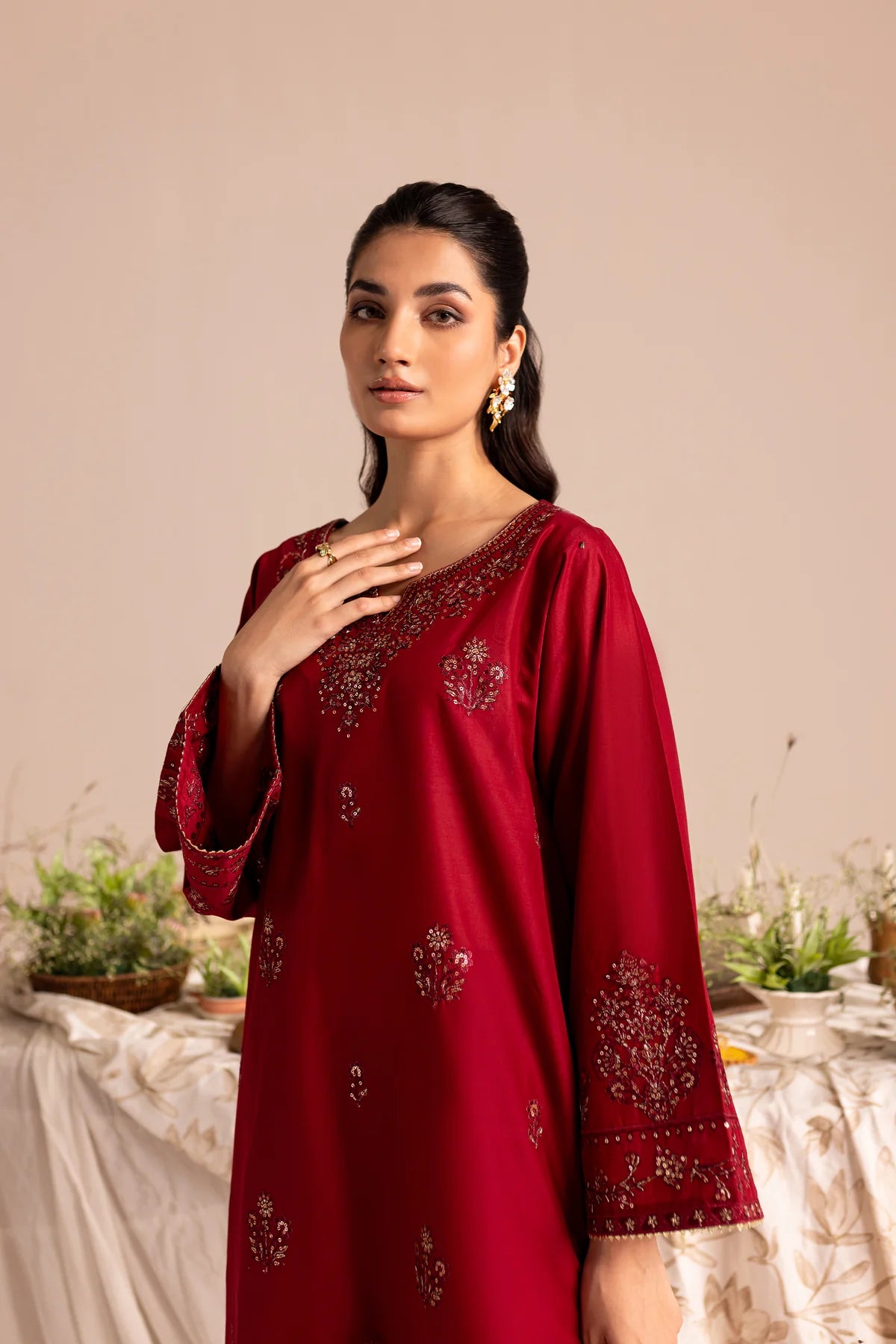 Best Selling - Cedric 2Pc Embroidered Dress