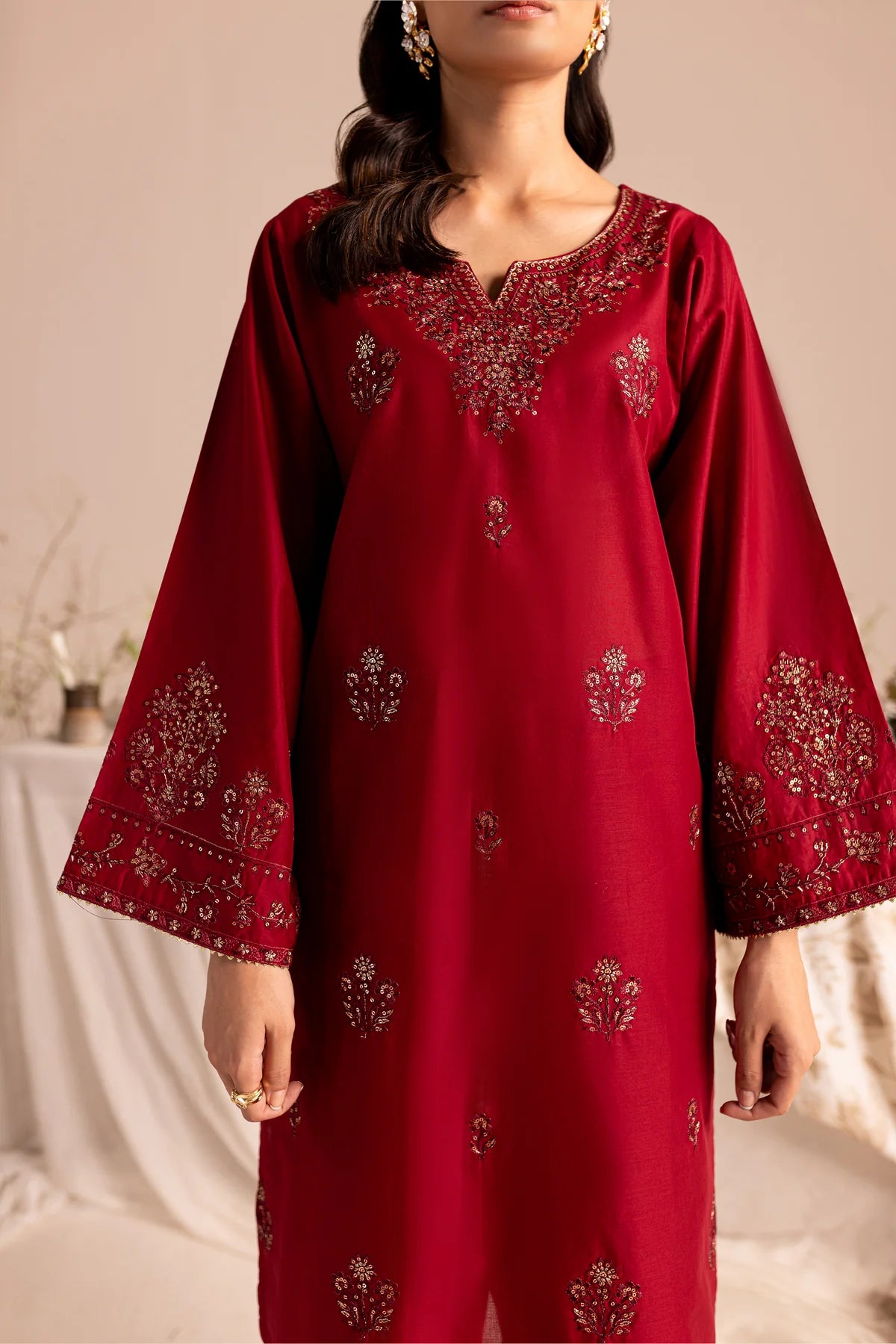 Best Selling - Cedric 2Pc Embroidered Dress