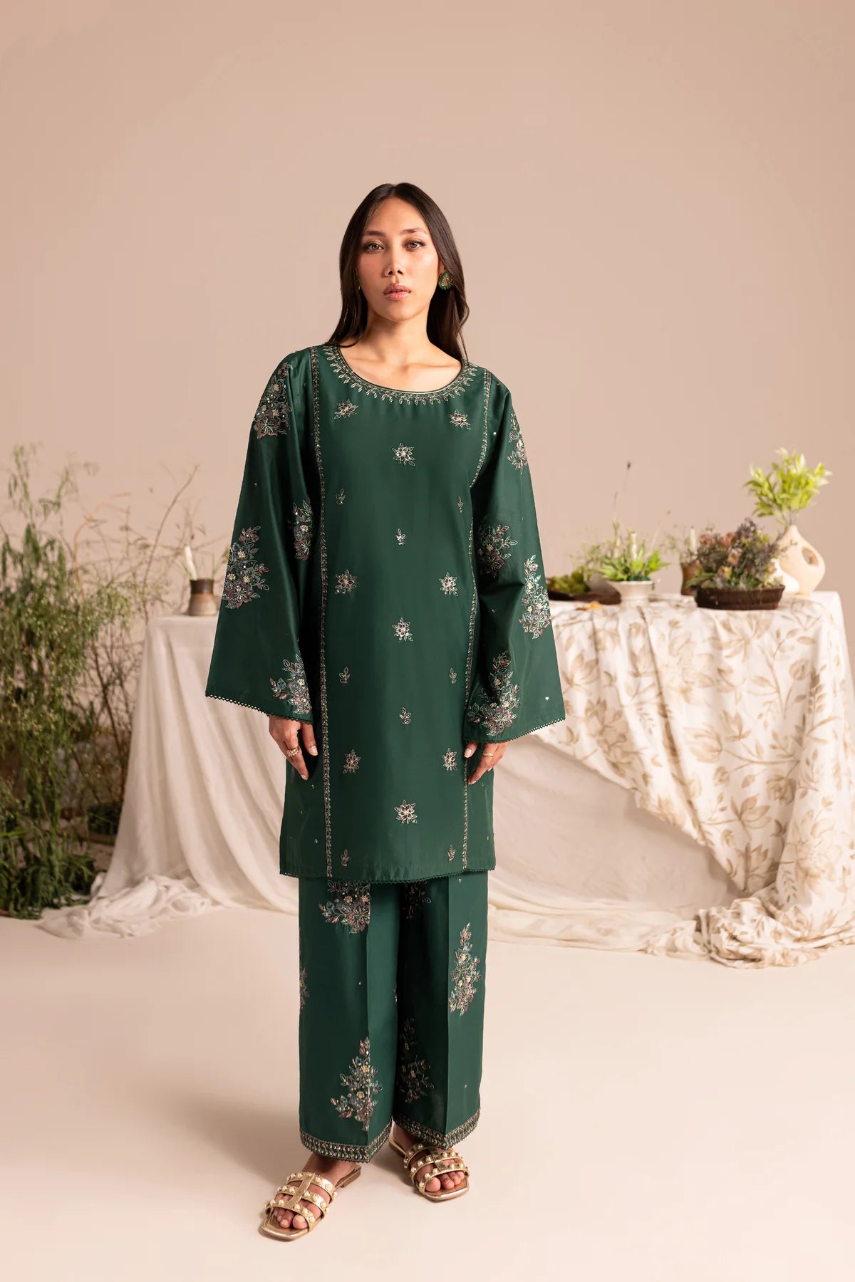 Best Selling - Wabisabi 2Pc Embroidered Dress