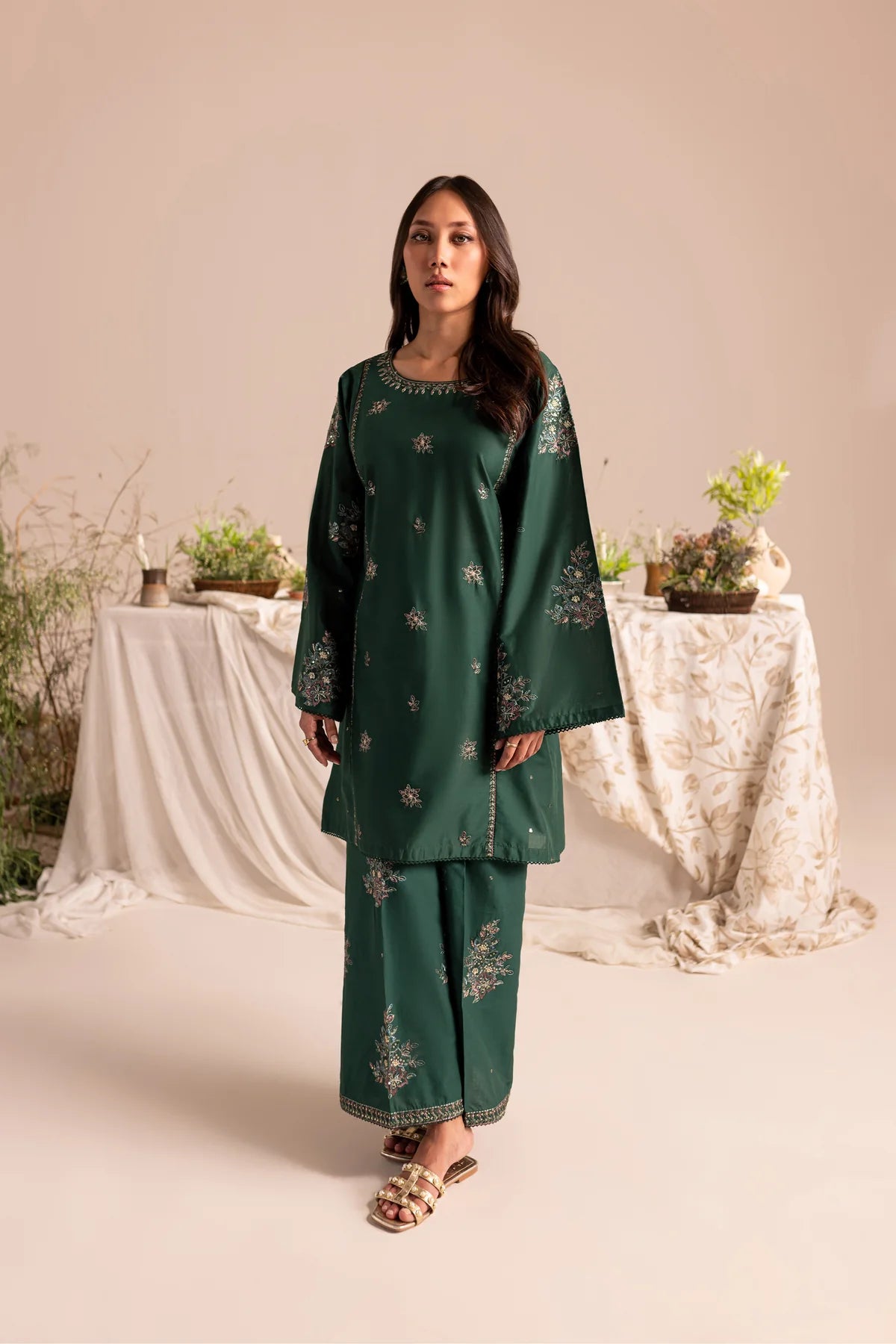 Best Selling - Wabisabi 2Pc Embroidered Dress